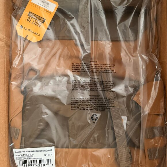 Carhartt - 40L Nylon Roll-Top Backpack - Picture 2 of 7